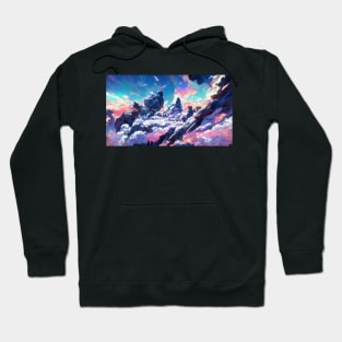 Abstract Anime Clouds Hoodie